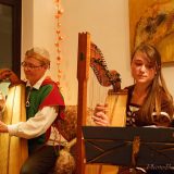 Beim Harfenkonzert im Klanghaus mit Bettina Kallausch und Valerie Liese